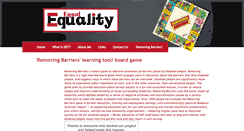 Desktop Screenshot of equalequality.co.uk