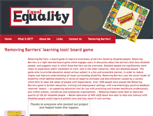 Tablet Screenshot of equalequality.co.uk